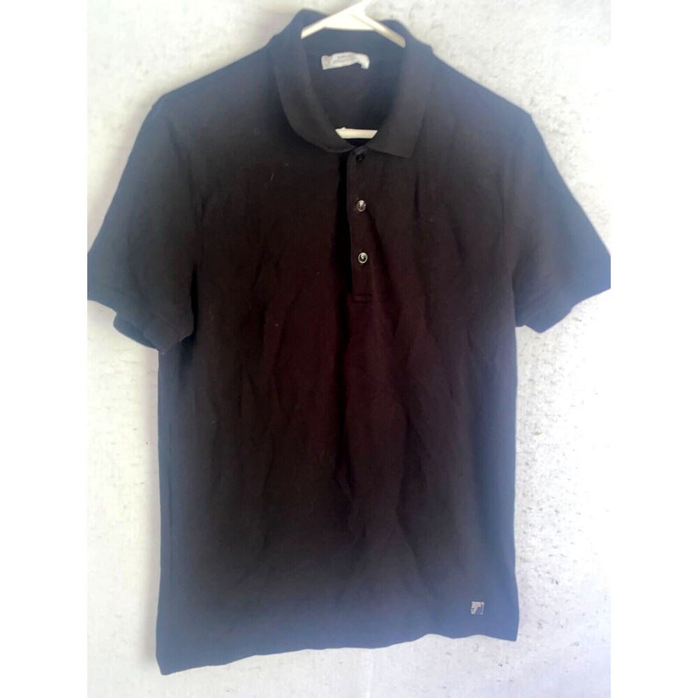 Versace Collection Medusa mens black polo Shirt size Large NEW Short Sleeve